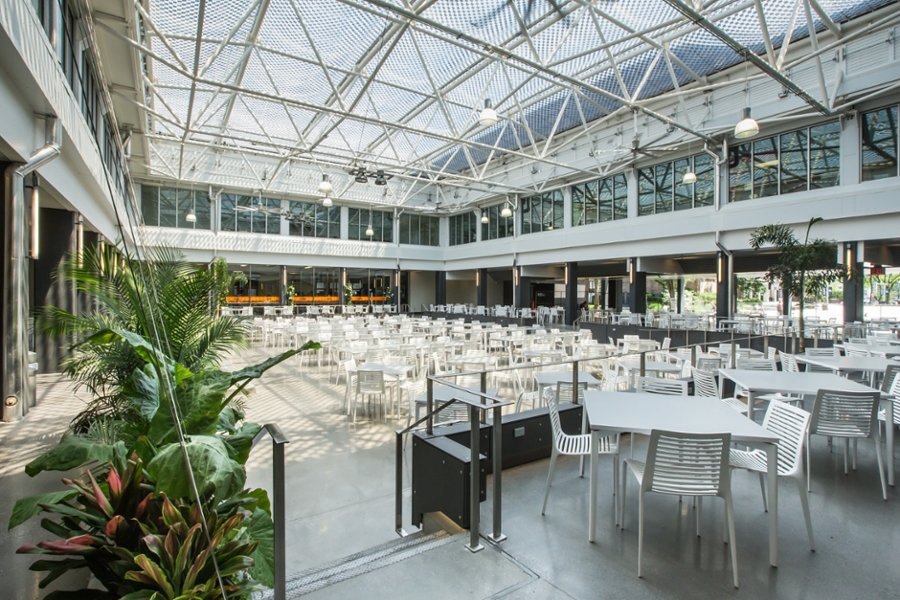 The new Science Atrium