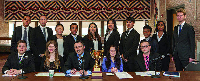 The Fed Challenge Team photo