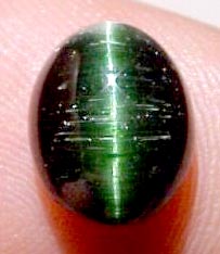 tourmaline cut cabochon cat's eye Roland Scal