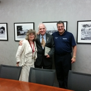Mike with Award recipient Angelica Aquino