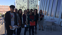 Student trip to the Whitney Museum of American Art's Conservation Department