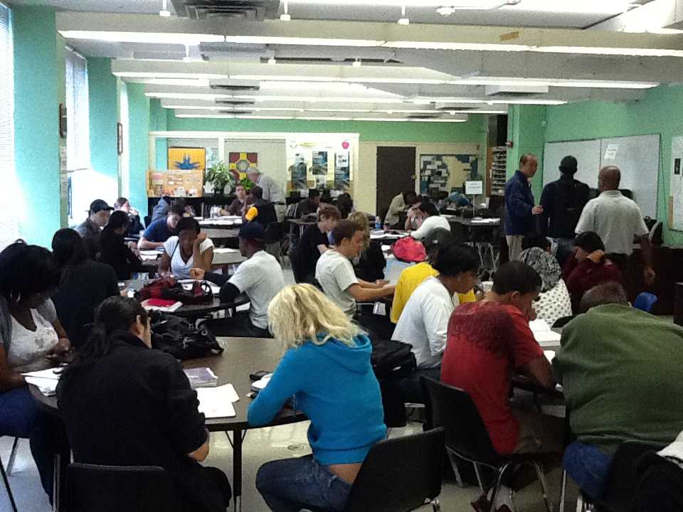Math Learning Center Tutoring Area