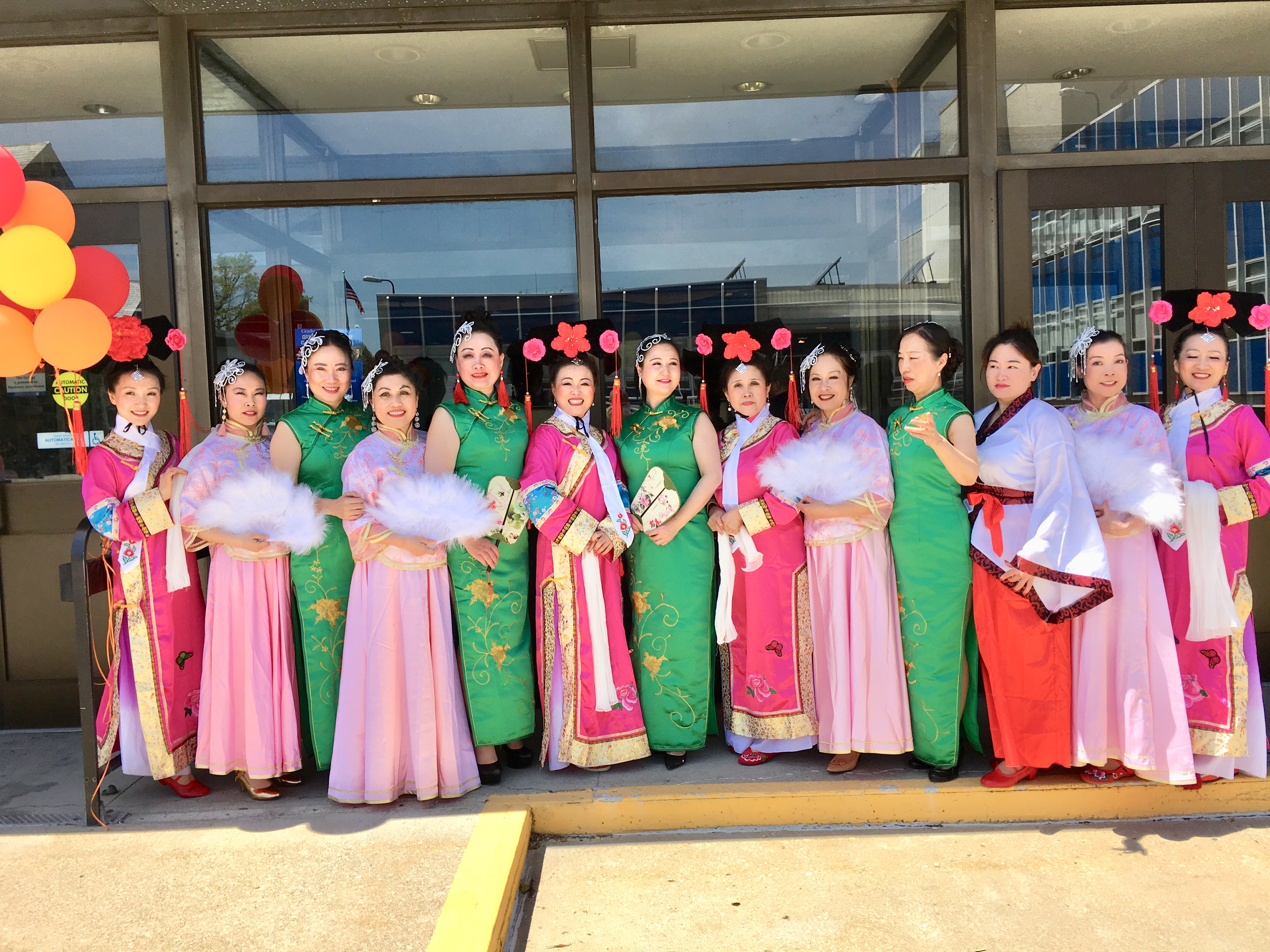 Fashion Show Participants at the Asian Festival