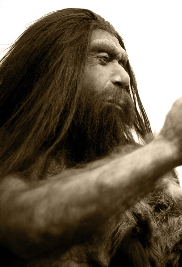 Caveman as a representation of our evolution over time