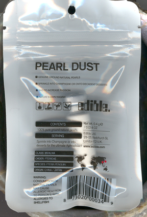 Pearl dust in a vial (edible)
