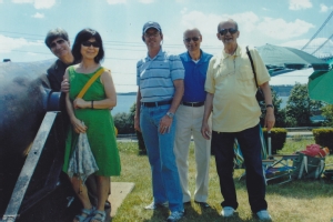 Bruce Montalbano at the park with family