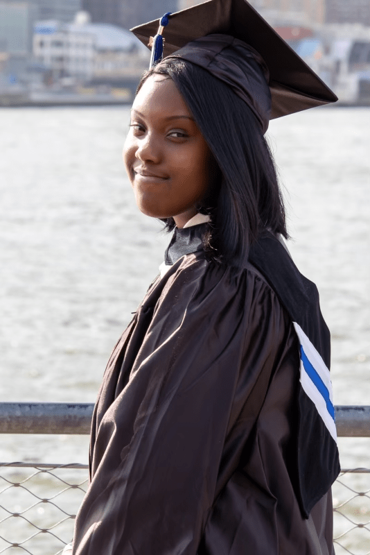 Image of Christine Randolphe, QCC Commencement 2021