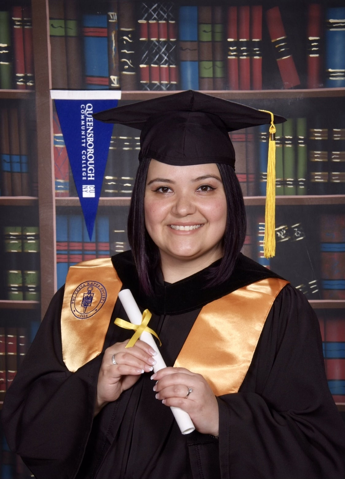 Image of Elizabeth Durand, QCC Commencement 2021