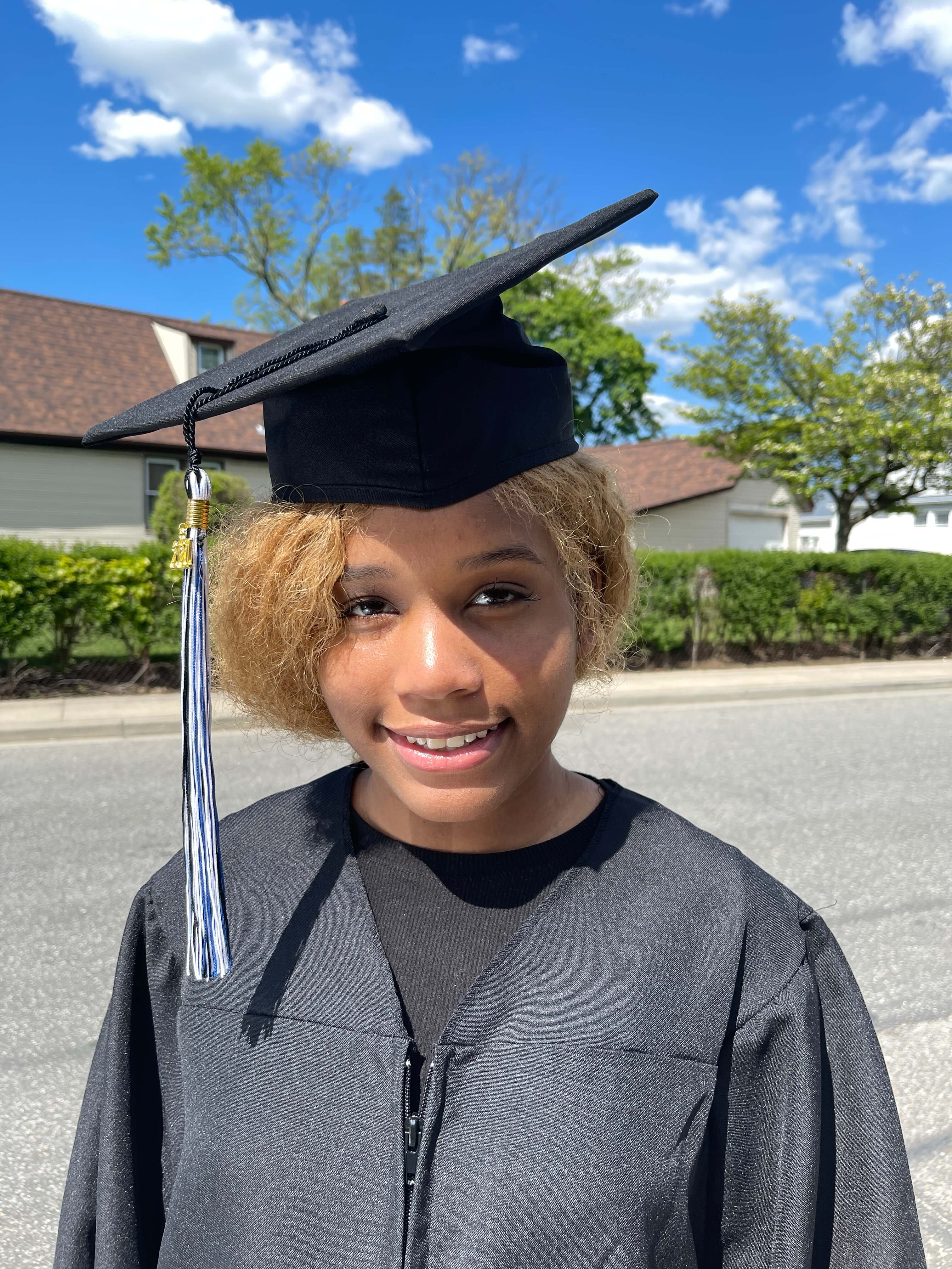 Image of Jasmyn Washington, QCC Commencement 2021