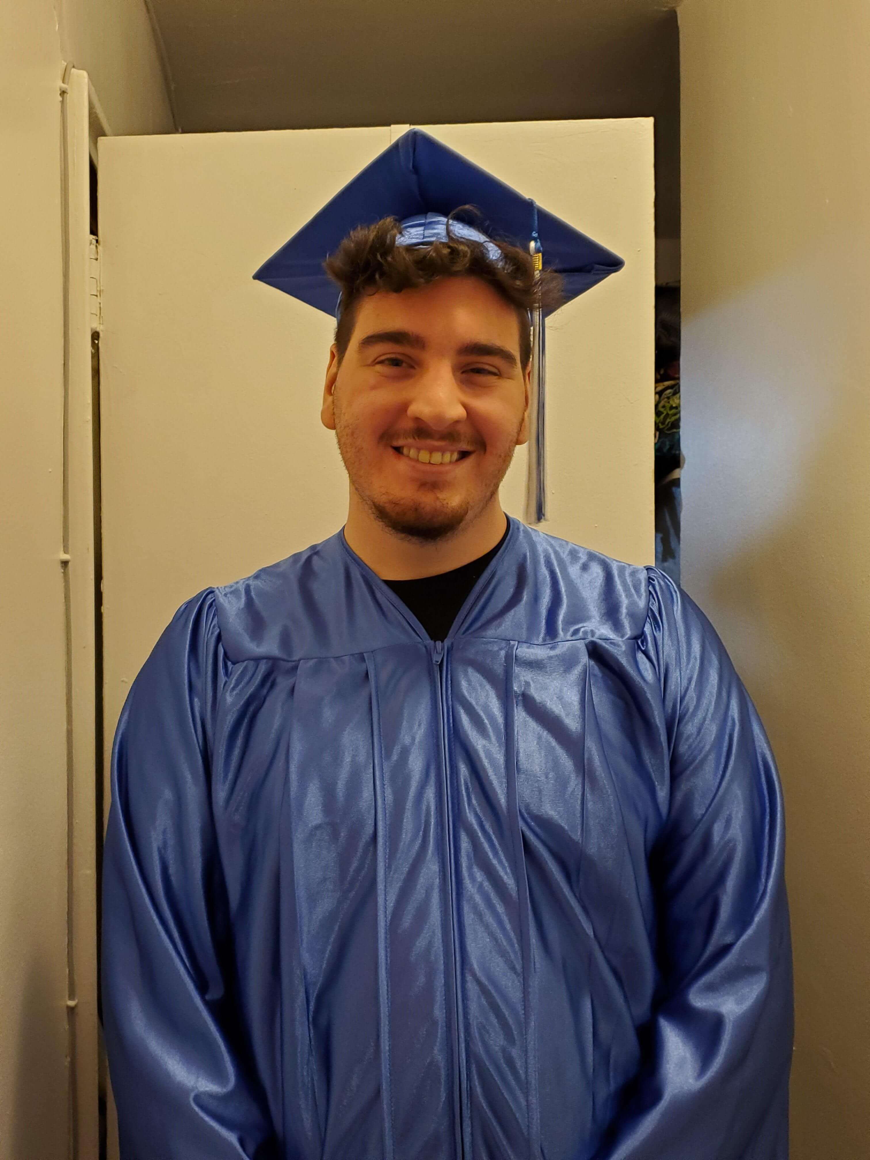 Image of Logan Arroyo, QCC Commencement 2021