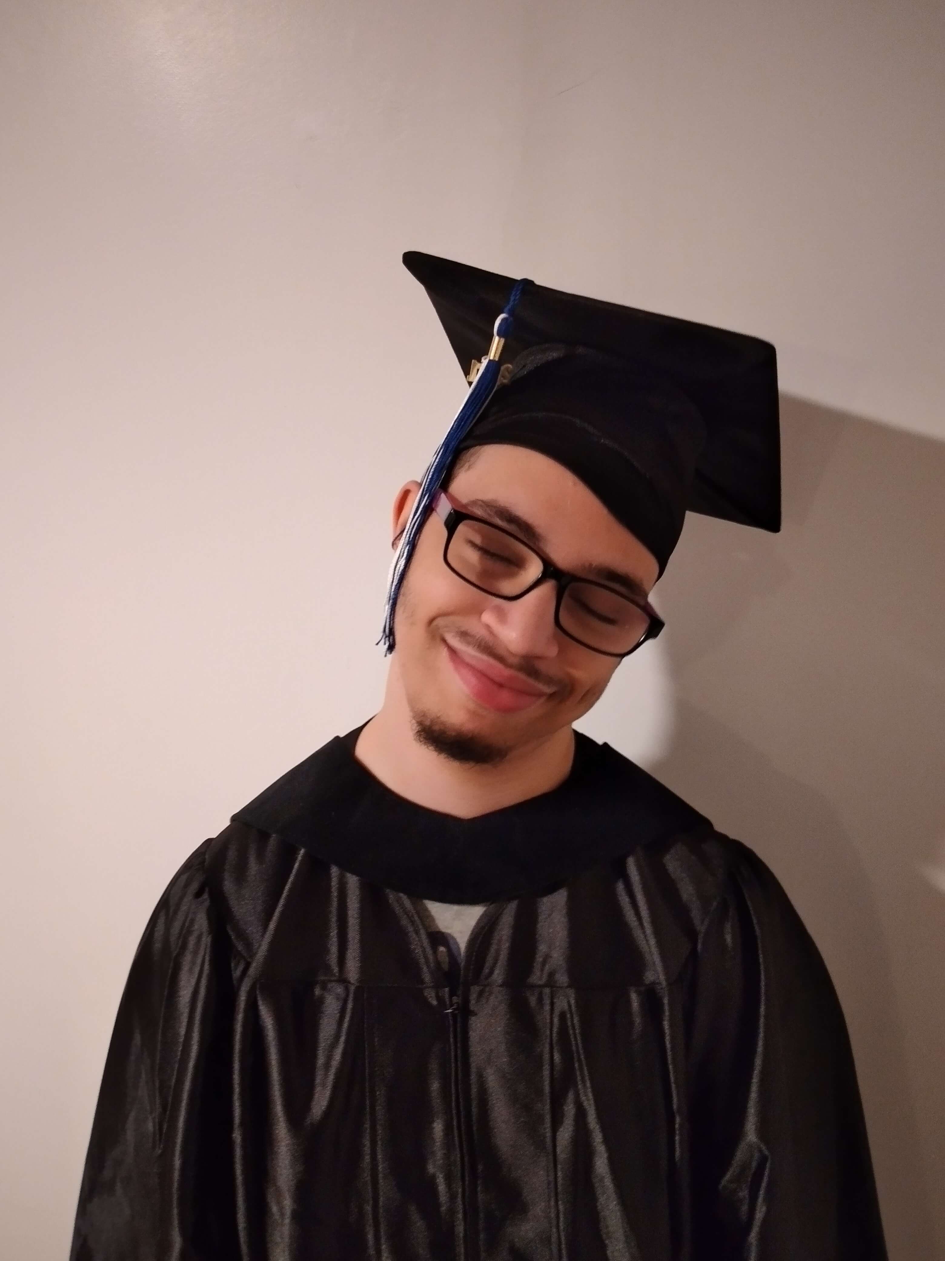 Image of Michael A. Oscar, QCC Commencement 2021