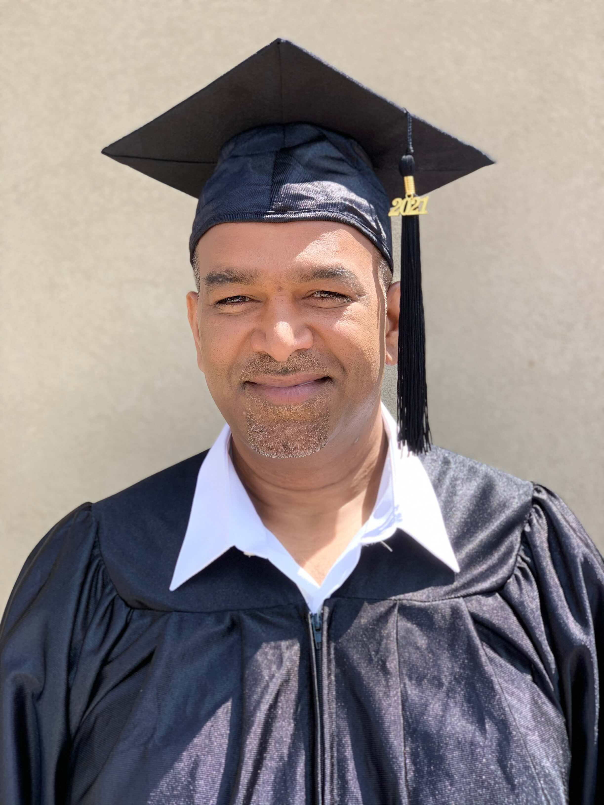 Image of Suneel Rampersad, QCC Commencement 2021