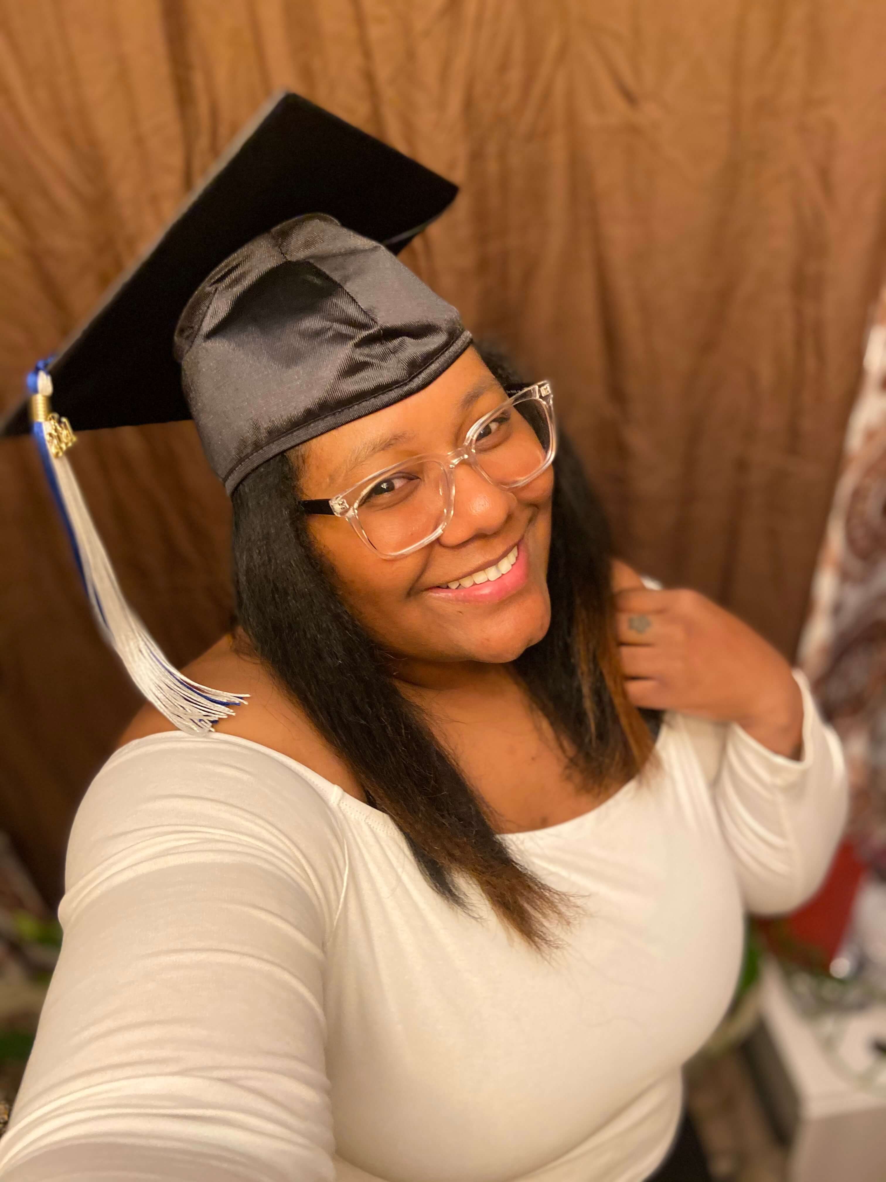 Image of Taylor Monique Pinnock, QCC Commencement 2021