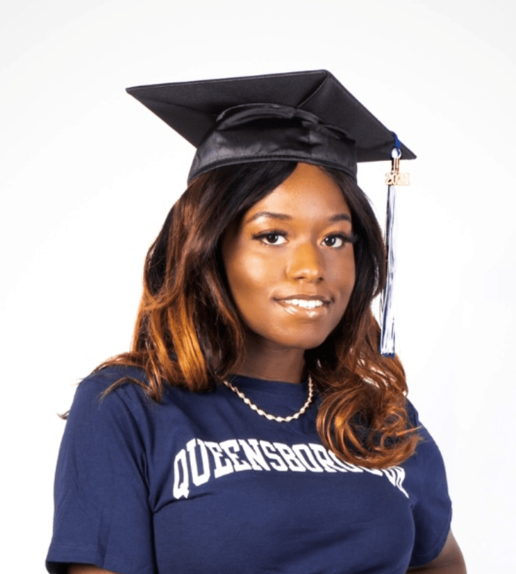 Image of Breana Marshall, QCC Commencement 2021