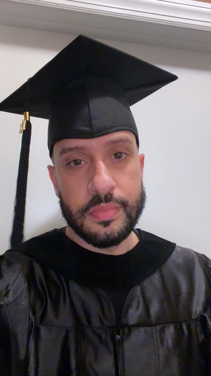 Image of John Ramirez, QCC Commencement 2021