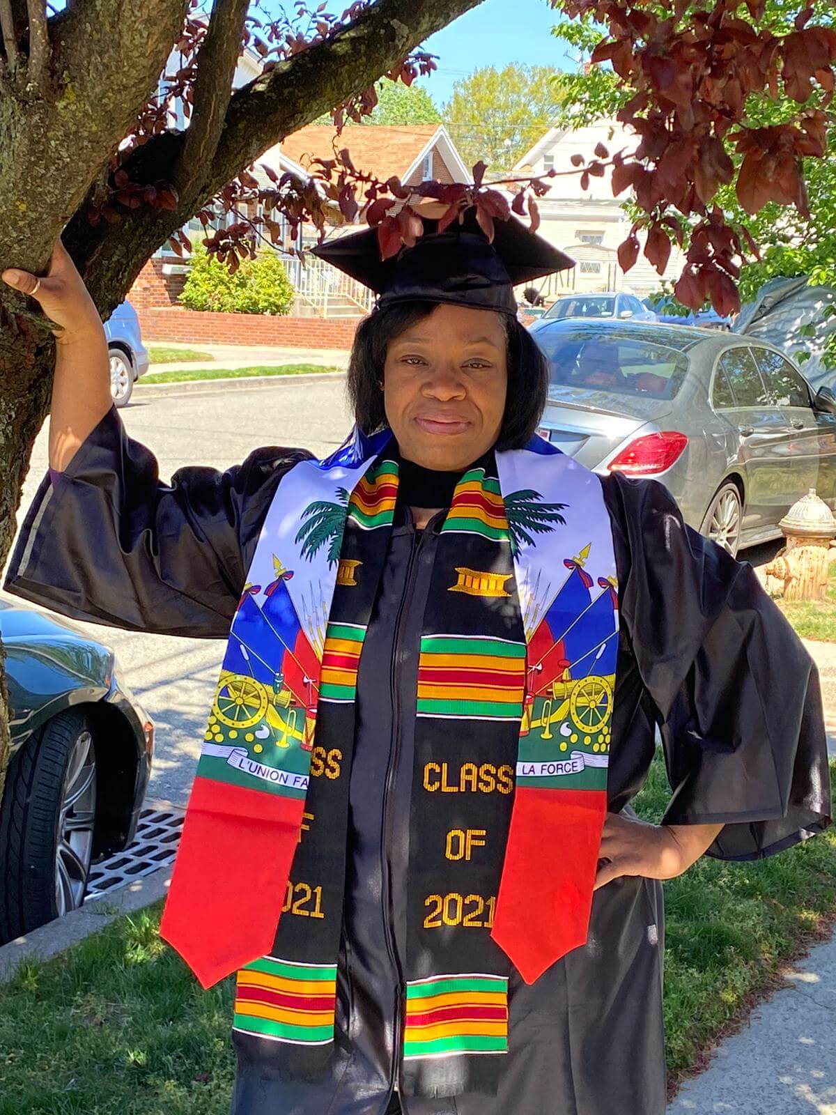 Image of Myriam Pierre, QCC Commencement 2021