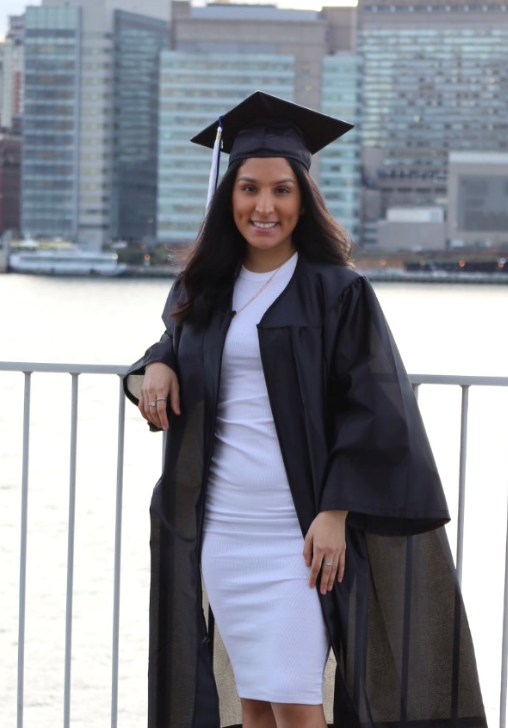 Image of Sophia Menendez, QCC Commencement 2021