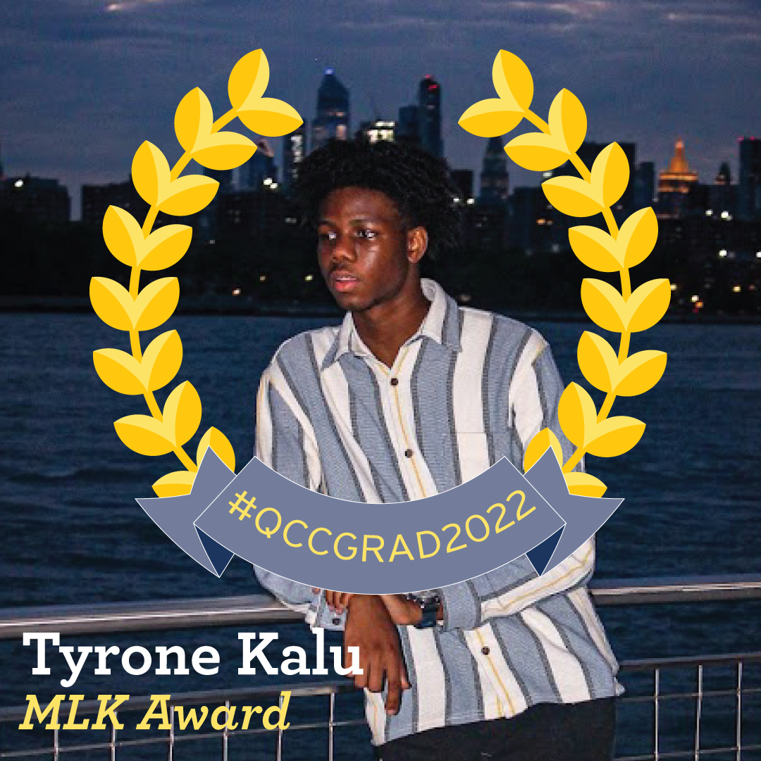 QCC Student Tyrone Kalu