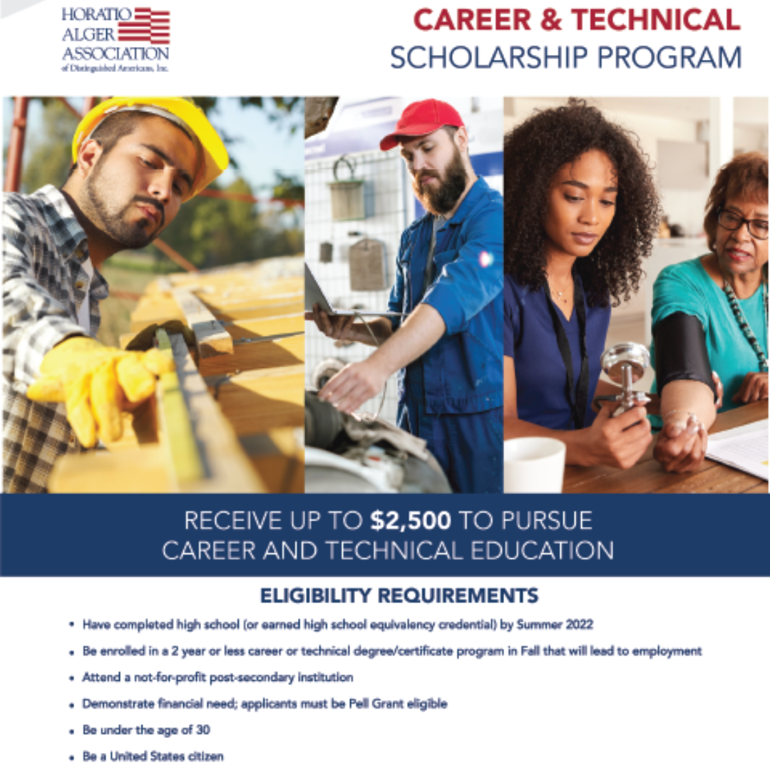 Horatio Alger Career &amp; Technical Scholarship Program