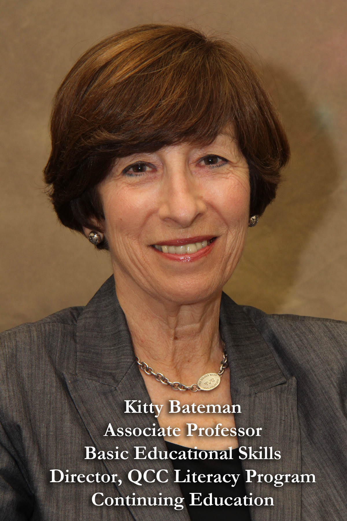 image of Kitty Bateman, Assistant Professor, Director of the QCC Literacy Program