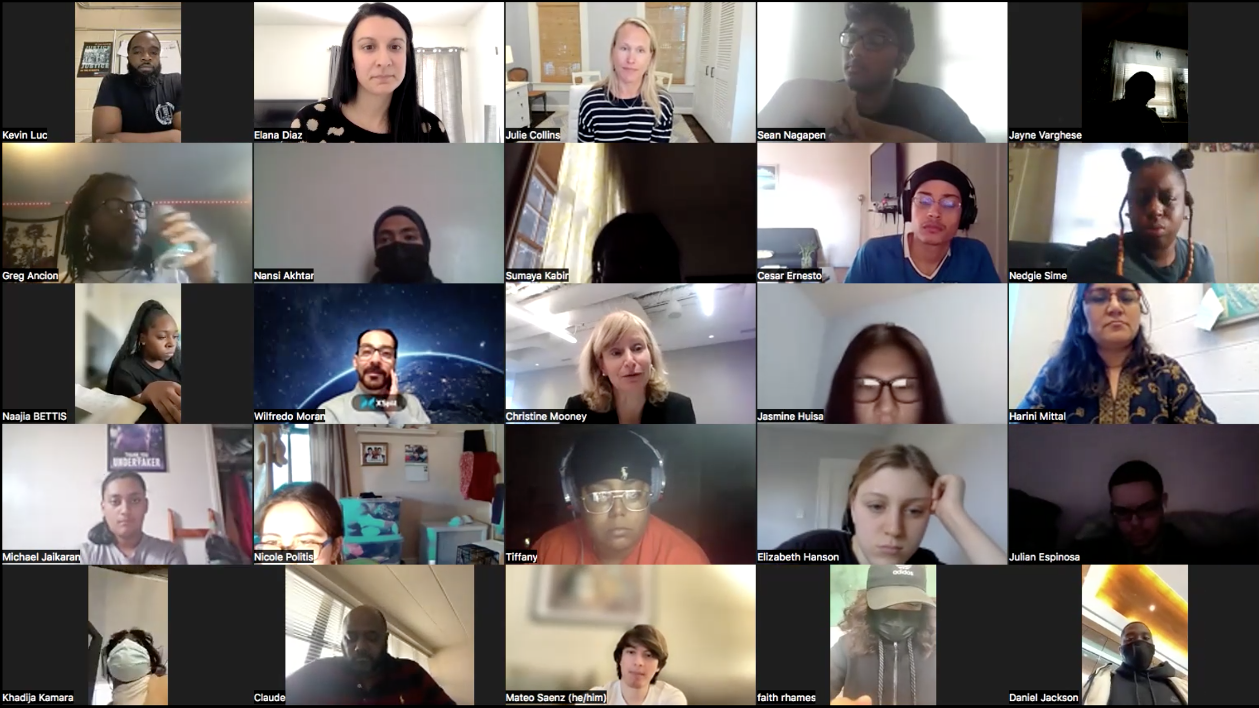 The Innovation Challenge Zoom meeting