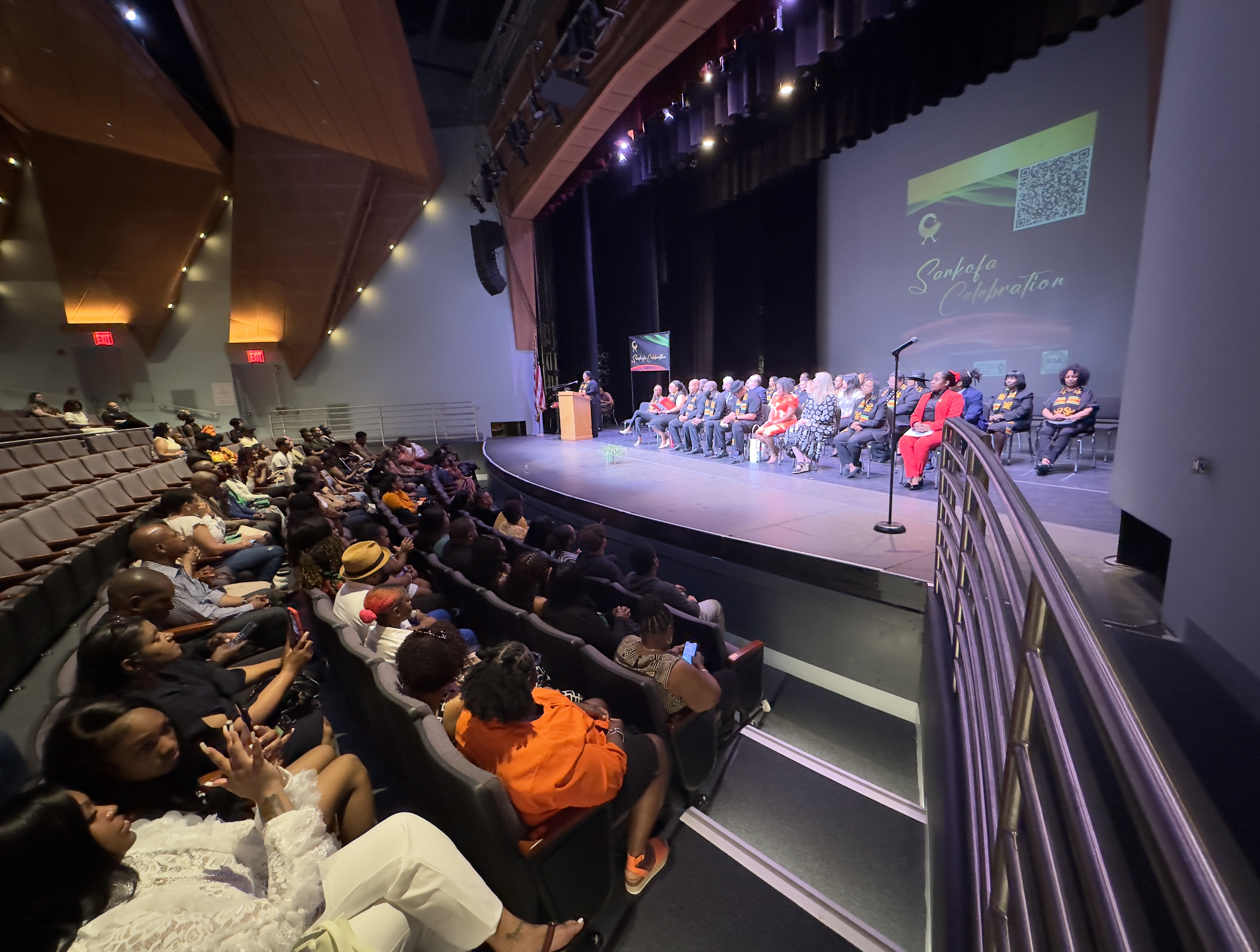 2024 Sankofa Celebration in the QPAC at Humanities Theater