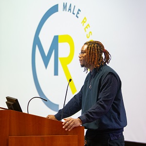 Male Resource Center ribbon cutting 