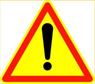 caution sign