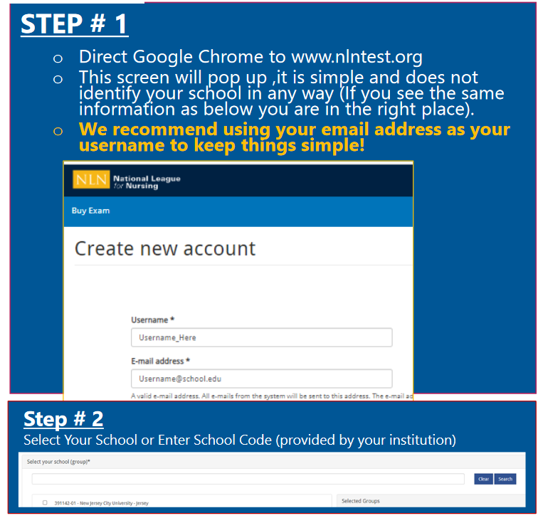 Creating an Account Image #1