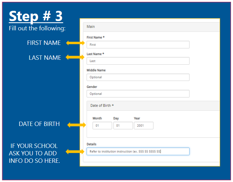 Creating an Account Image #2