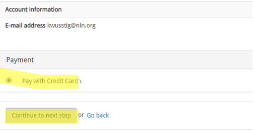 Payment Option Screen Image #1