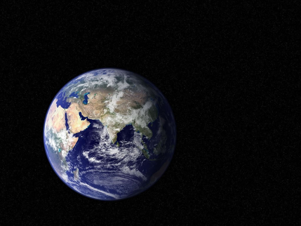 image of earth from space
