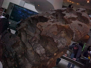 Bild eines Meteoriten