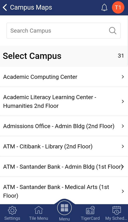 QCC Connect User Interface Image #4