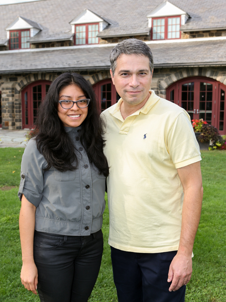 Dr. Paul Marchese with CRSP Mentee Leslie Ramirez