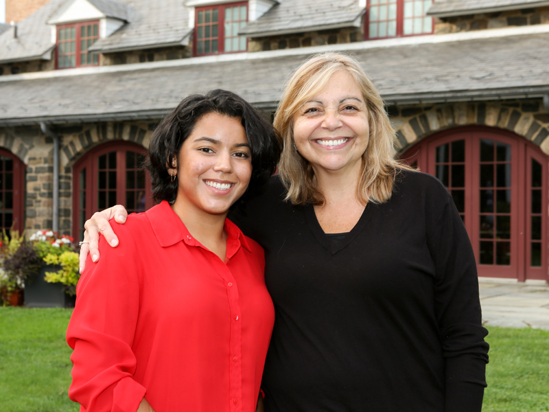 Dr. Regina Sullivan with CRSP Mentee Isabela Velasquez Gutierrez