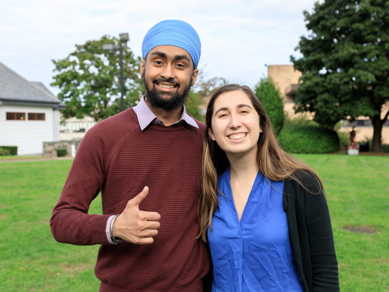 CRSP Mentees Harpreet Singh and Megan Pirtle Mentored by Dr. David Sarno