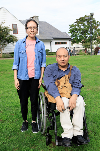 Dr. Haishen Yao with CRSP Mentee Amy Zhang