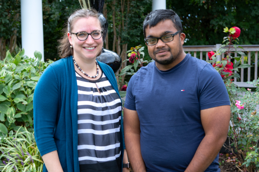 Dr. Kimberly Riegel with CRSP Mentee Mahamud Babu