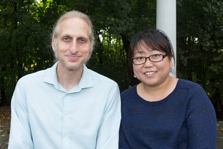 Dr. David Sarno with CRSP Mentee Jean Hwang