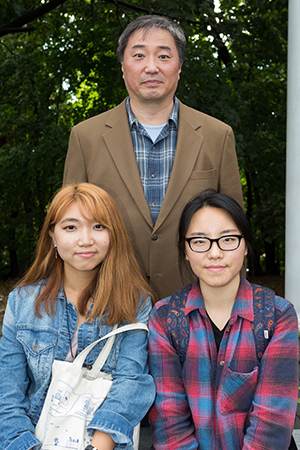 Dr. Jun Shin with CRSP Mentees HaEunKimand Hyeon Yun