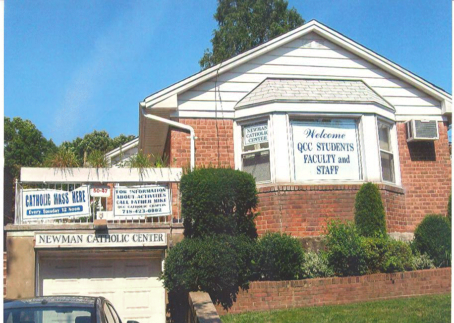 exterior view of the Newman Center