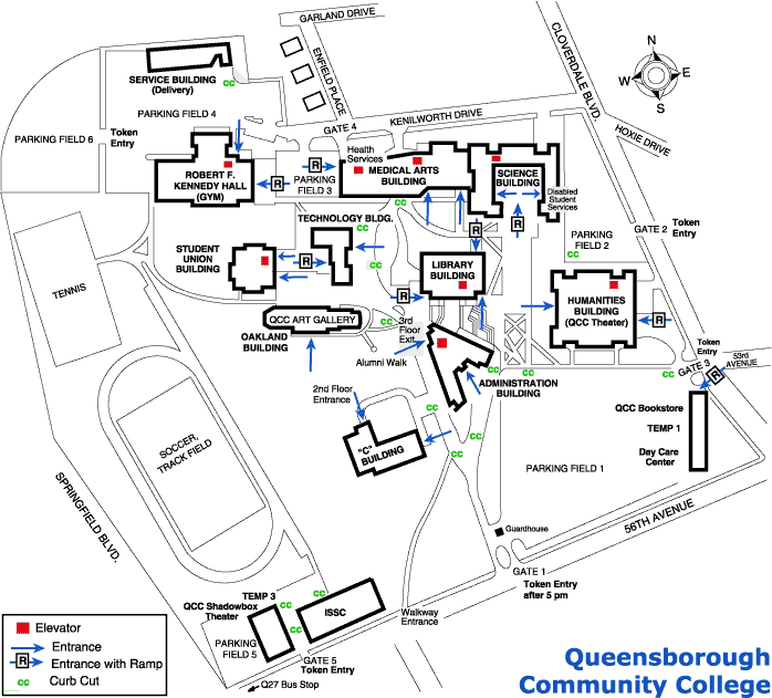 QCC Campus Map